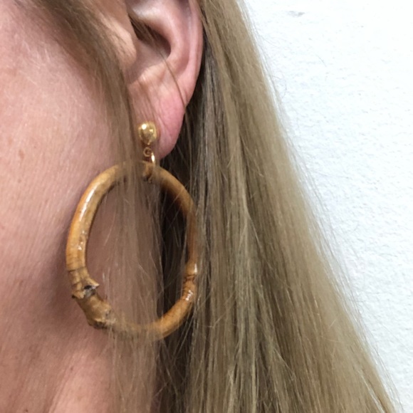 Natural Bamboo Hoops - Picture 3 of 5